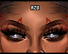Devil Eyebrows Red