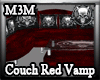 *M3M*M3M Couch Red Vamp