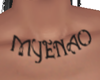 Myenao Neck Tattoo