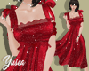 ★ Red Glitter Dress