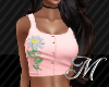 Spring Pink Daisy Top