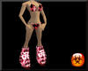 !Toxic Bikini+boots Red