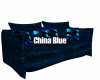 China Blue Stuffed Sofa