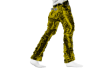 YELLOW STACKED JEANS v2