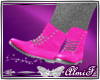 ♔"Boke Boot Pink