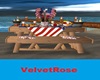 July 4th picnic table