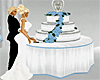 Wedding Cake Dreamy Blue