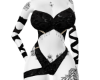bikini suit black tattoo