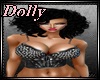 Dolly Pele Black Corset