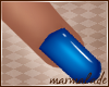 !mml Electric Blue Nails