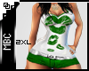 Green Kiss Outfit 2XL