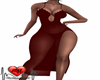 Dark Red Long Sheer