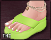   90s slides / lime