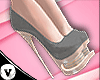(V) heels shoes grey/09