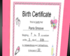 Gianna Certificate