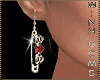 SafetyPin Heart EarringG