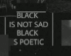 HM | Black is not sad