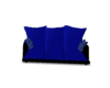 Blue/Black Cuddle Couch