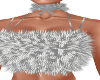 Holiday Silver Fur Top