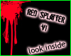 Ink Splatter - V4 Red