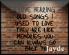 Old Songs Wall Quote