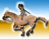 HORSES PALOMINO HORSE