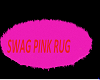 PINK SWAG OVAL RUG