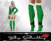 Shiny Elf Boots Green