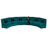 Teal oWlf Couch