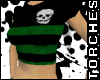 Striped Skull T [green]