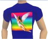 Male T-Shirt Angel Peace