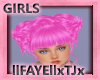 Kids Pink Puffy Hair