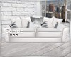 S. Modern White Sofa