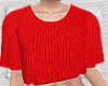 Red Crop Sweater
