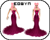 *E* pink love gown