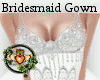 White Bridesmaid Gown