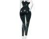 teal chrome bodysuit