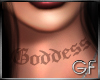 GF | Goddess Neck Tattoo