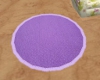 Round Purple Rug