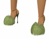 Ostrich Feather Heels
