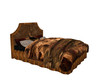 leopard cuddle bed