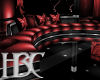 HBC Red Butterfly Couch