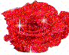 Big Glitter Red Rose !