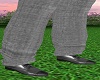 Grey Shoes w/Lav Socks
