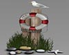 Beach Seagull Post 2
