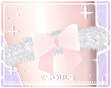 ♡ Pink Bow Garter