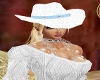  Cowgirl hat (Blue Band)
