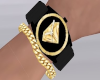 Watch + Bracelet gold-bl