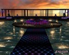 Gorgous neon sunset dj
