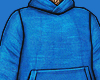 Blue hoodie